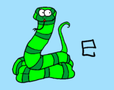 Coloring page Snake painted bySNOOP DOG