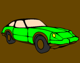 Coloring page Sports car painted bygábor