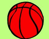 Coloring page Basketball hoop painted bykennee