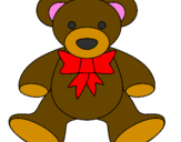 Coloring page Teddy bear painted byantonella berlar
