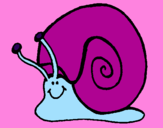 Coloring page Snail painted bymelanie