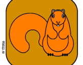 Coloring page Squirrel II painted byjacob