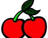Coloring page Cherries III painted by25889