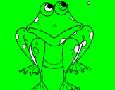 Coloring page Frog painted byTHEODORO