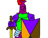 Coloring page Knight painted bygabriel