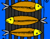 Coloring page Fish painted byfederico