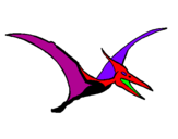 Coloring page Pterodactyl painted bygabreil