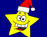 Coloring page christmas star painted bydaryus
