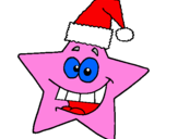 Coloring page christmas star painted bycarmelilla