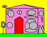 Coloring page House 6 painted byanonymous