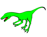 Coloring page Velociraptor II painted bygabreil