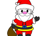 Coloring page Father Christmas 4 painted byjason