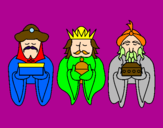 Coloring page The Three Wise Men 4 painted bymostafa