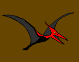Coloring page Pterodactyl painted bygabor