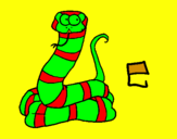 Coloring page Snake painted byDARACH DUFFIN