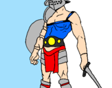Coloring page Gladiator painted byJorge21