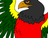 Coloring page Roman Imperial Eagle painted byMax