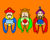 Coloring page The Three Wise Men 4 painted bykelan