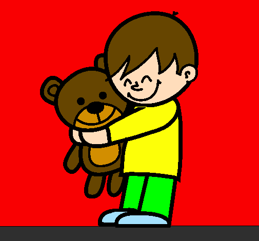Boy with teddy