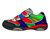 Coloring page Sneaker painted bygibran