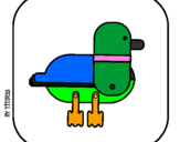 Coloring page Duck III painted bymostafa