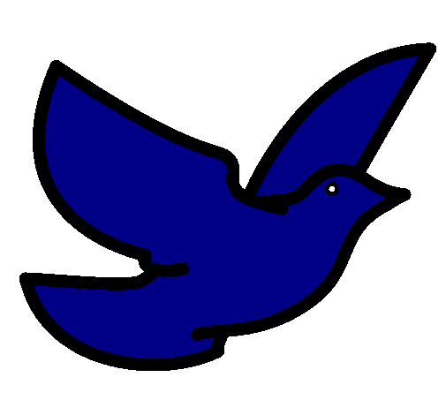 Coloring page Dove of peace painted byanaluizarodrigues