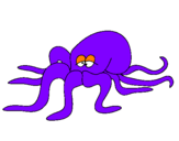 Coloring page Octopus painted byanaluizarodrigues