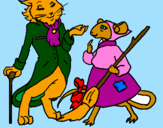 Coloring page The vain little mouse 15 painted bykarmele