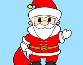 Coloring page Father Christmas 4 painted byMyriam     Larissa