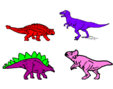 Coloring page Land dinosaurs painted byanaluizarodrigues