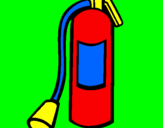 Coloring page Fire extinguisher painted bymaximo