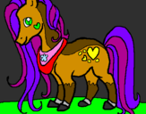 Coloring page Pony painted byAriana$