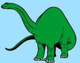 Coloring page Brachiosaurus II painted byjeremias