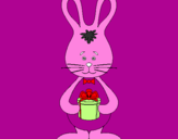 Coloring page Bunny painted byMyriam     Larissa