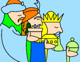 Coloring page The Three Wise Men 3 painted byflvv;.je