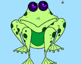 Coloring page Frog painted bygiula bi