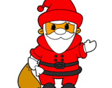 Coloring page Father Christmas 4 painted byjose alberto