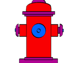 Coloring page Fire hydrant painted byGATINHA