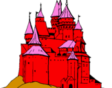 Coloring page Medieval castle painted by%u05D4%u05D9%u05DC%u05D4
