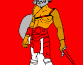 Coloring page Gladiator painted bymarus