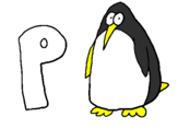 Coloring page Penguin painted byGATINHA