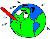 Coloring page Global warming painted byjasmine