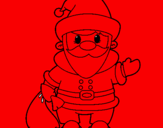 Coloring page Father Christmas 4 painted byy[viik 