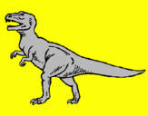 Coloring page Tyrannosaurus Rex painted byvitor    sodo  vitor 