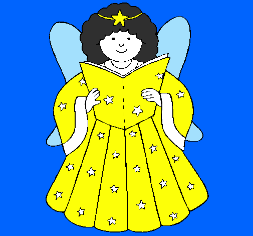 Coloring page Fairy painted byjasmine