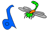 Coloring page Dragonfly painted byGATINHA