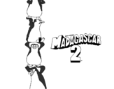 Coloring page Madagascar 2 Penguins painted byk