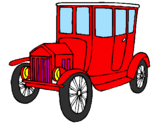 Coloring page Antique car painted byGATINHA