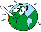 Coloring page Global warming painted byadriano