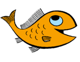 Coloring page Fish painted byvicky